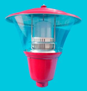 Luminaria Hongo ecológico pequeño. c/foco LED